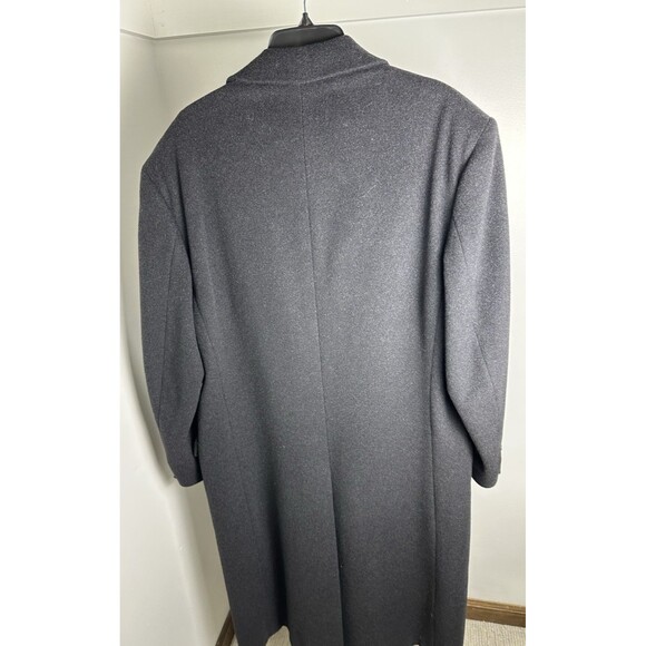 Dorchester Burkhardt’s Cashmere Blend Men's 3 Button Dark Gray Trench Coat 44L - Picture 4 of 14